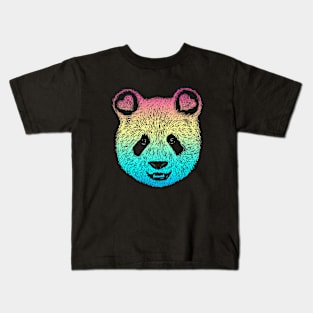 Rainbow Panda Kids T-Shirt